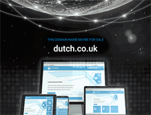 Tablet Screenshot of dutch.co.uk