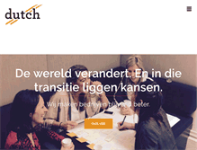 Tablet Screenshot of dutch.com